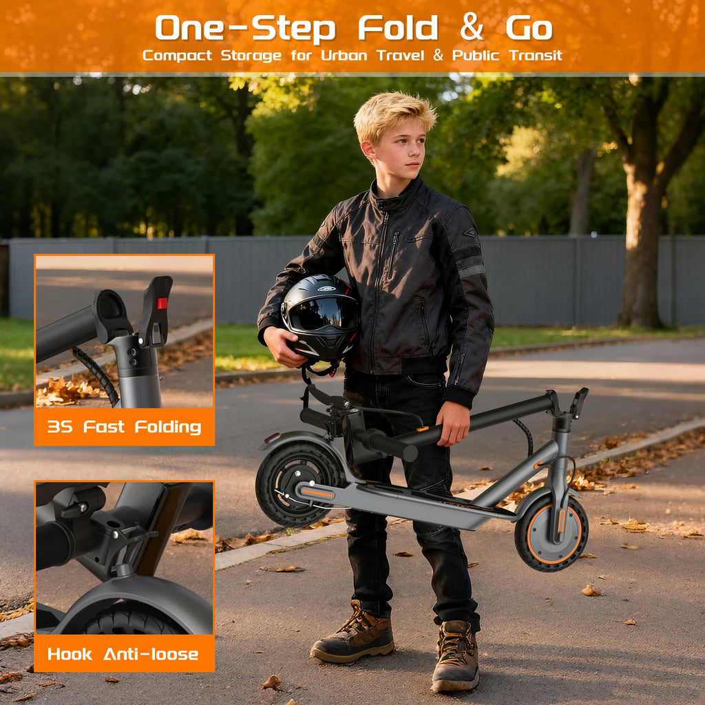 Trottinette Électrique 350W Pliable – 20km, App Mobile & 3 Vitesses