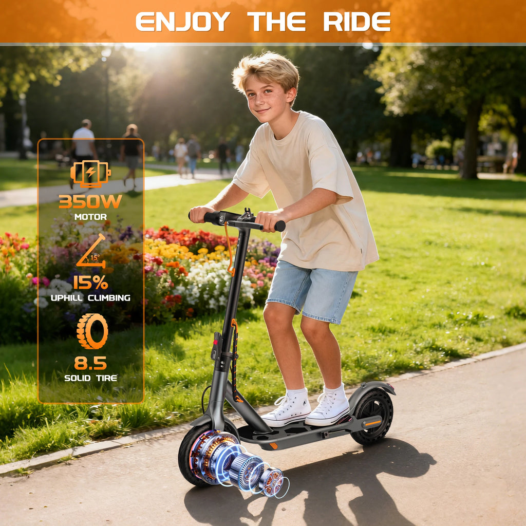 Trottinette Électrique 350W Pliable – 20km, App Mobile & 3 Vitesses