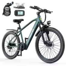 Vélo électrique avec moteur puissant de 250W, batterie au lithium 36V10AH 26Pouces