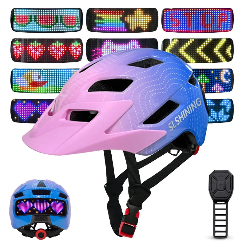 Casque Vélo Enfant avec LED – Sécurité & Confort