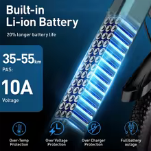 Vélo électrique avec moteur puissant de 250W, batterie au lithium 36V10AH 26Pouces