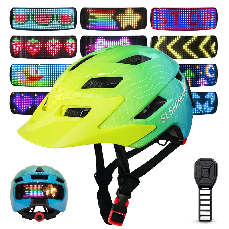 Casque Vélo Enfant avec LED – Sécurité & Confort