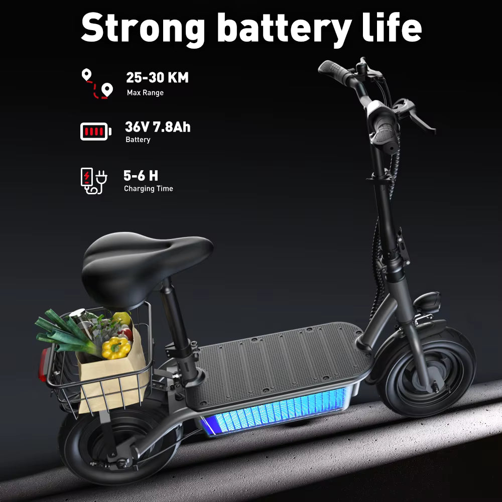 Trottinette électrique iScooter 500W, trottinette pliable,