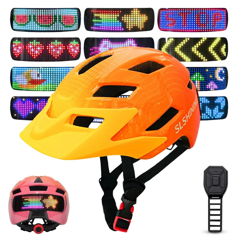 Casque Vélo Enfant avec LED – Sécurité & Confort