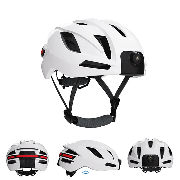 Casque Vélo Intelligent – Caméra 1080p, GPS & Bluetooth