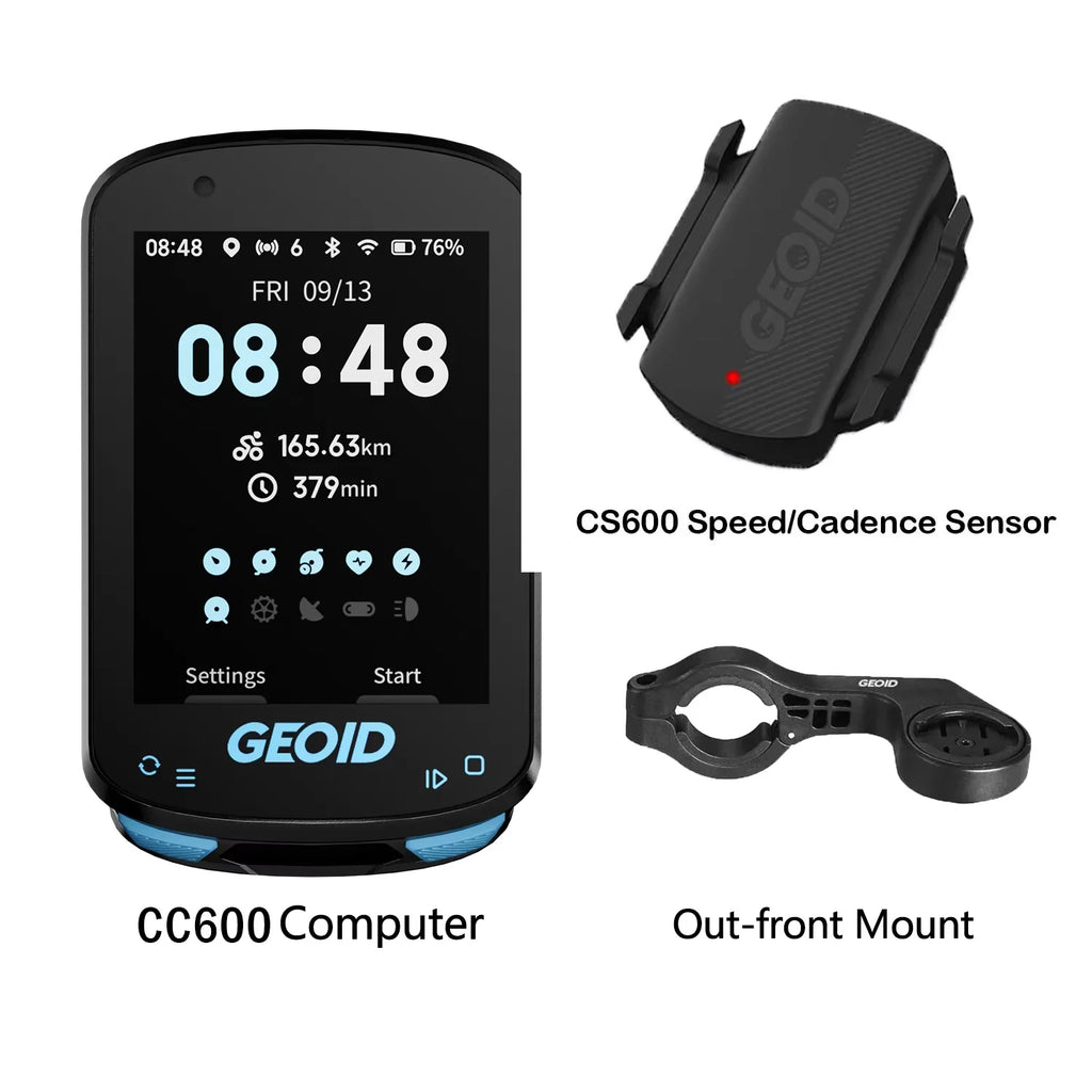 Compteur GPS Vélo GEOID CC600 – Écran Couleur & Wi-Fi
