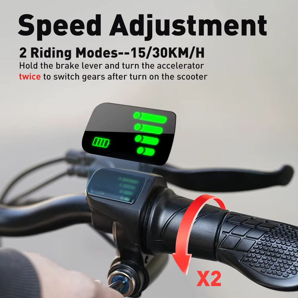 Trottinette électrique iScooter 500W, trottinette pliable,