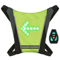 Gilet Réfléchissant LED Vélo – Clignotants & Télécommande