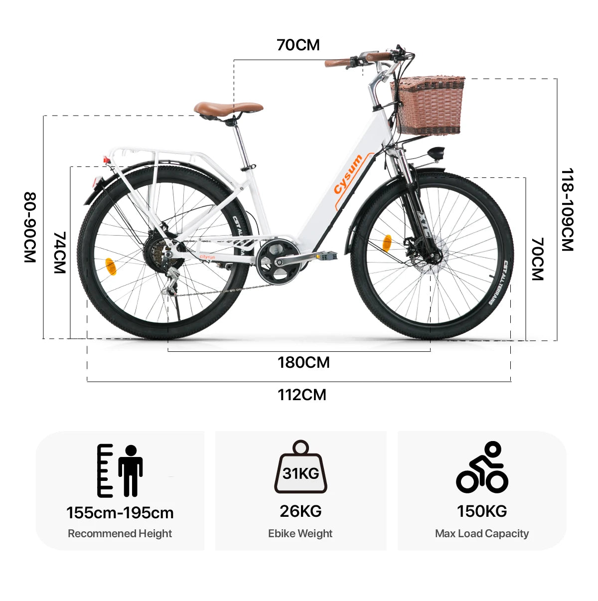 Bike Legend CYSUM Cityrun 26