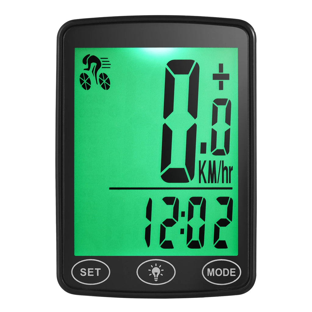 Compteur Vélo Étanche avec Écran LED – Vitesse, Distance & Calories