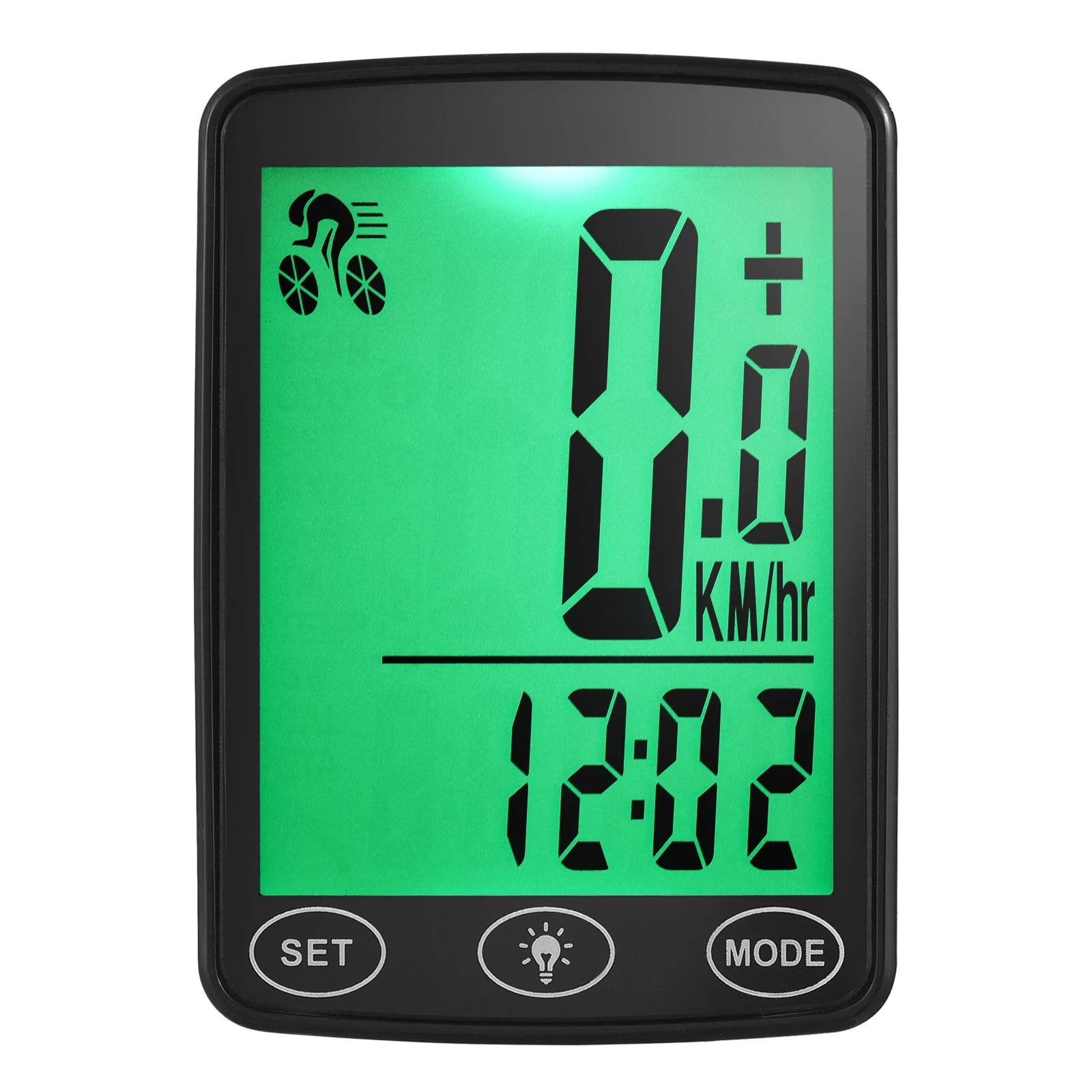 Compteur Vélo Étanche avec Écran LED – Vitesse, Distance & Calories