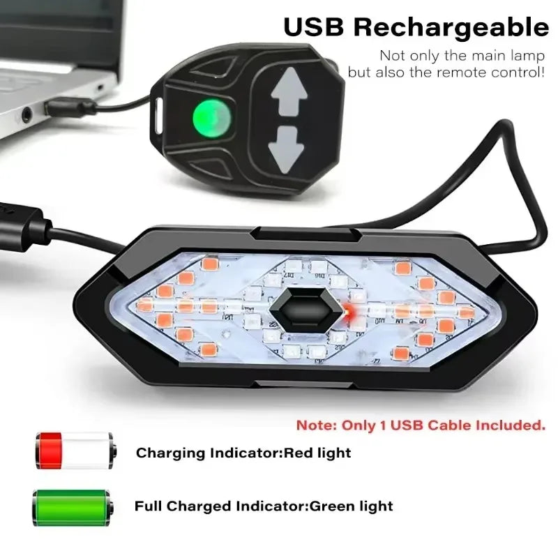 Clignotant de vélo avec klaxon, étanche IP66, Rechargeable par USB, feu arrière de sécurité LED pour vtt, accessoires de cyclisme sur route