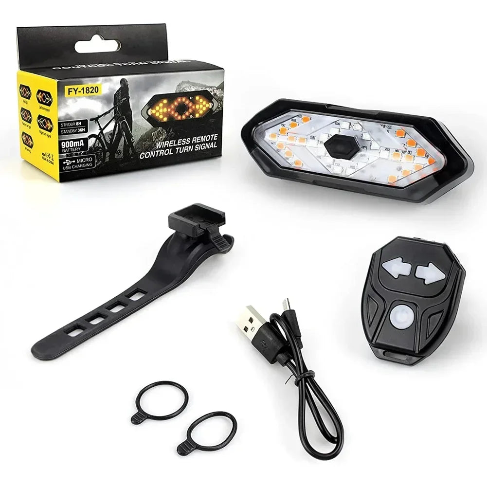 Clignotant de vélo avec klaxon, étanche IP66, Rechargeable par USB, feu arrière de sécurité LED pour vtt, accessoires de cyclisme sur route