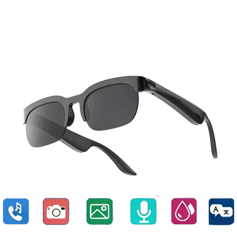 Lunettes Connectées Lenovo XG89 – IA, Caméra HD & Bluetooth