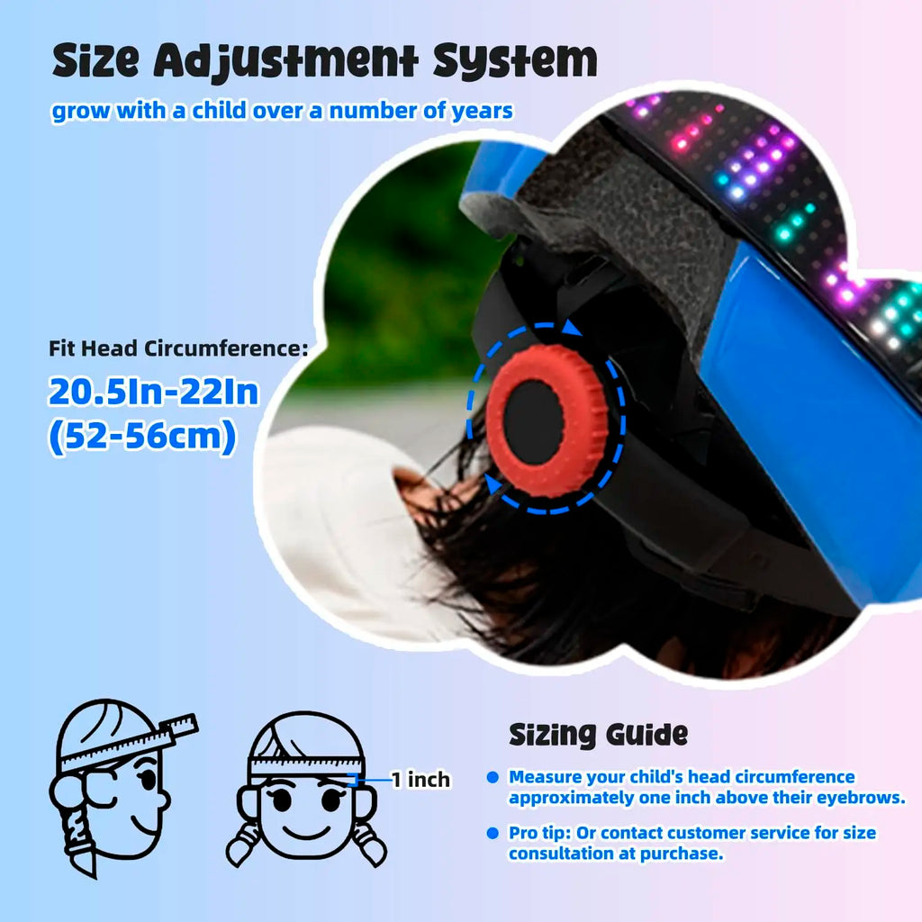 Casque Vélo Enfant avec LED – Sécurité & Confort